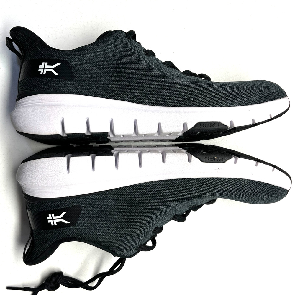Kuru Flex Via Mens Size 11.5 Medium jetBlack brightWhite
